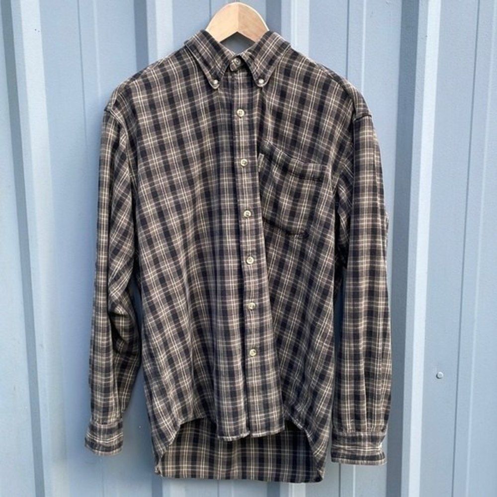 • COLUMBIA • Long Sleeve Plaid Flannel Shirt • Women’s Medium